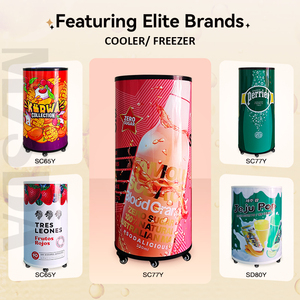 MEISDA SC65Y Thùng Tròn Thương Mại Bia Mát 65L Đồ Uống Lạnh Mini Tủ Lạnh - Product Image 2