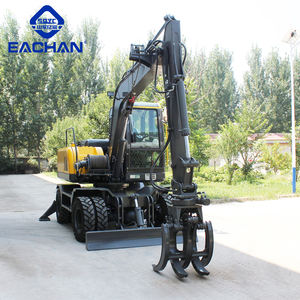 حفار بمحرك 4 عجلات يعمل بكامل وظائف جميع التضاريس 9.5 ماكينات البناء حفارة بمحرك أرضي حفار - Product Image 6