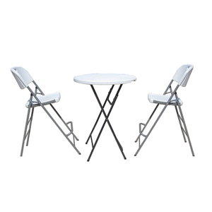 Bistro Tables Table Bistro Table High Top Bistro Tables HDPE Plastic Portable Folding Cocktail Bar Table For Party Rental Round Bar Table