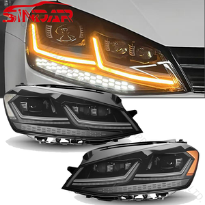 SINDAR accessoires <span class=keywords><strong>de</strong></span> lampe frontale <span class=keywords><strong>de</strong></span> voiture Auto modifié nouvel assemblage <span class=keywords><strong>de</strong></span> phare Led pour Volkswagen <span class=keywords><strong>Golf</strong></span> 7 Mk7 GTI 2012-2020 vente en gros - Product Image 1