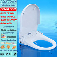 Abattant WC Bidet Non Électrique Luxe Type D Sur Mesure, Nouveau Design, Eau Froide, Double Buse