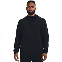 Sweat à capuche personnalisé pour homme, 300 grammes, en polyester et coton tricoté, avec poche et cordon de serrage, style streetwear décontracté