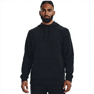 Sweat à capuche personnalisé pour homme, 300 grammes, en polyester et coton tricoté, avec poche et cordon de serrage, style streetwear décontracté - Product Image 3