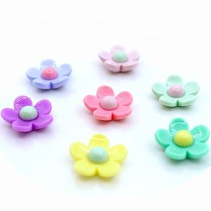 Cabochons en résine à dos plat motif fleur du Japon et de Corée du Sud pour la fabrication de bijoux DIY, pinces à cheveux pour enfants, colle crème, matériel artisanal - Product Image 5
