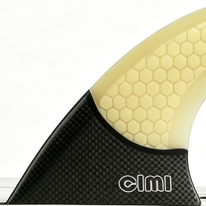 Nuovo Design Pinne da Surf a Nido d'Ape Personalizzabili con Logo, 2 Alette, Accessori per Tavole da Surf in Fibra di Vetro e Carbonio, Pinne Triple G5 per Tavole da Surf - Product Image 4