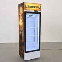 Refrigerador Comercial Vertical de Triple Puerta con Energía Solar, Sin Escarcha, para Exhibición de Bebidas