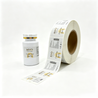 Étiquettes personnalisées pour flacons cosmétiques en rouleau, autocollantes, imperméables, formes personnalisées, impression UV, conception de logo sur mesure