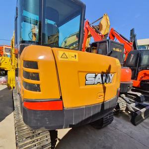 Excavatrice sur chenilles Sany SY55C-9 d'occasion en parfait état de marche, moteur Isuzu, godet de 0,23 m, 5,5 tonnes, boîte de vitesses d'origine - Product Image 3