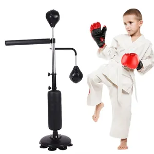 Boxing Punching Bag com suporte para adultos Crianças Velocidade ajustável Reflex Training Ball Workout Punch Set para Home Gym