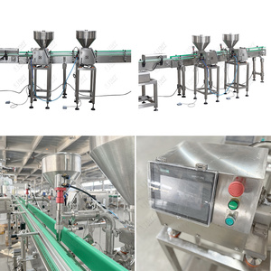 Línea de producción de latas cuadradas de sardina completamente automática LWT, bomba de engranajes de acero inoxidable de grado alimenticio, drenaje agotador, adición de salsa - Product Image 4