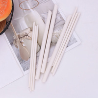 Pailles à boire en canne à sucre, biodégradables, écologiques, pailles en PLA de canne à sucre, pailles en fibre de bambou
