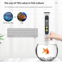 TDS mètre testeur de qualité de l'eau étalonnage automatique 0-990ppm compteur d'eau de pureté pour piscines aquariums d'eau potable