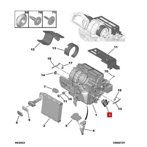 Controlador de Motor AC 1612307980 para Peugeot 408 308S 508L, Pieza de Repuesto - Product Image 2