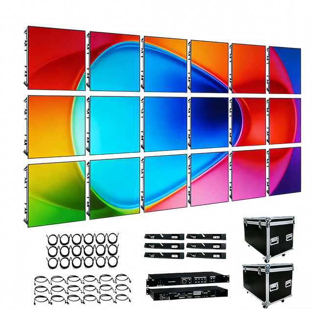P2.6/P2.9/P3.91/P4.8 LED Video Wall Panels for Indoor/Outdoor Advertising with 4K Resolution and HDR10+