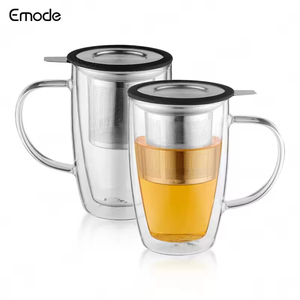 Taza de té sin BPA con infusor y tapa, tapa de madera Taza de té de 12oz para remojar, amante del té, regalo, hogar, oficina - Product Image 2