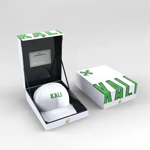 Luxury Magnetic Gift Baseball Cap Boxes For Packaging Hats Helmet With Logo Packaging