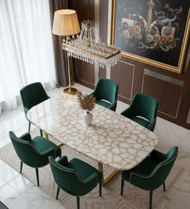 Mesa Auxiliar de Diseño Moderno con Piedra de Ágata, Fabricante Indio de Lujo, la Mejor Calidad para Sala de Estar y Comedor, Mesas de Centro - Product Image 3