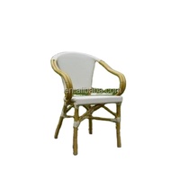 Mobilier de jardin en tissu aluminium, chaises d'extérieur pour la restauration de café