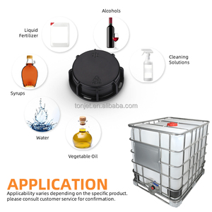 <span class=keywords><strong>Bouchon</strong></span> en plastique Tonjet TIQ Factory de 2 pouces (60 mm) avec filetage S60x6 pour valve de réservoir IBC de 1000 L - Product Image 3