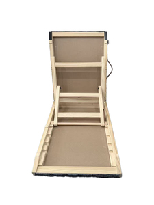 <span class=keywords><strong>Escalera</strong></span> Plegable Ajustable de Madera para Mascotas con Asa y Cinturón Antideslizante, Rampa para Perros y Gatos para Uso en Exteriores - Product Image 5