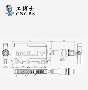 แอมพลิฟายเออร์ BALLUFF BAE SA-CS-026-YP-BP00,3-GS04 เกรดอุตสาหกรรม พร้อมเอาต์พุตแบบอนาล็อกและสวิตชิ่ง - Product Image 2