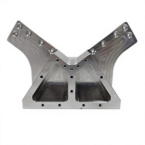 ฐานยึดรูปตัววีอะลูมิเนียมที่ผลิตด้วยเครื่อง CNC 5 แกนแบบกำหนดเองได้อย่างแม่นยำสูง, ชิ้นส่วนเครื่องจักรกลผลิตตามแบบ OEM - Product Image 2