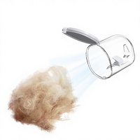 Kit de toilettage pour animaux de compagnie Chao Lun Professional 5-en-1 en ABS blanc, aspirateur silencieux, tondeuse pour chien, brosse de démêlage, bac à poussière de 2 L