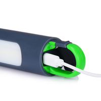 Lampe torche télescopique rechargeable par USB, technologie laser excitée, offre un effet d'éclairage uniforme à haute luminosité, ampoule LED