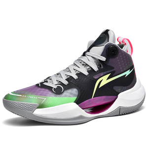 Zapatillas de Baloncesto Deportivas de Caña Alta para Hombre, Parte Superior de Malla, Entresuela de TPU, Cómodas, Antideslizantes, Duraderas, con Cordones, para Todas las Temporadas - Product Image 1