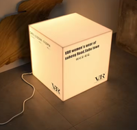 Fabricant de caissons lumineux LED en acrylique personnalisables en gros, avec télécommande, application/détecteur de mouvement, multicolores