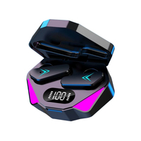 Casque de jeu sans fil avec micro pour joueurs, écouteurs de jeu en ligne, écouteurs intra-auriculaires, casque de jeu TWS