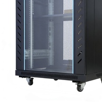 Armoire serveur sur pied de 19 pouces, modèle profond de 2 mètres, 2040*600*800mm, en acier SPCC avec portes en verre trempé, en stock.