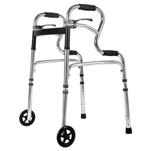 Ruiren Medical <b>Walker</b> Aluminum Alloy Four-Wheel Foldable Lightweight For <b>Elderly</b> Rehabilitation Assistance - Product Image 2
