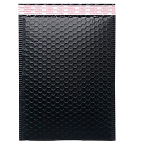 Tùy chỉnh in màu đen không thấm nước cách điện bong bóng phong bì bưu phẩm làm từ poly cho vớ giày lông - Product Image 2