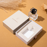 Boîte à parfum écologique personnalisée Lionwrapack |   Boîte cadeau à tiroir recyclable |   Emballage en papier aseptique OEM