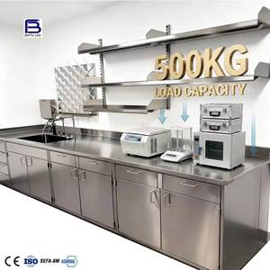 Banco de <span class=keywords><strong>Laboratorio</strong></span> Personalizado al por Mayor de Acero Inoxidable 304 SEFA8, Banco Resistente a Químicos con Capacidad de Carga de 500 kg para Laboratorios de Investigación Clínica y Farmacéutica - Product Image 1