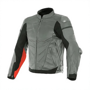 Chaqueta de Motociclismo Profesional para Hombre, de Cuero Vacuno Genuino, con Protección de Nivel 2 CE y Soporte para la Espalda - Product Image 1