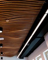 Plafonds décoratifs en faux aluminium en forme de U pour murs, garages, couloirs, halls, magasins, salles d'exposition, aéroports