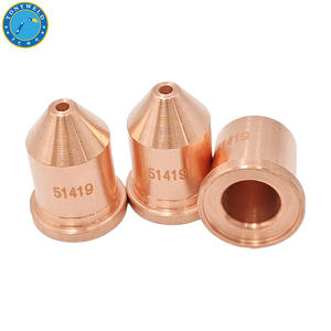 105a प्लाज़्मा कटिंग टॉर्च नोजल के लिए टॉर्च नोजल टिप्स, टिकाऊ उपभोग्य भागों 51419, औद्योगिक उपयोग - Product Image 1