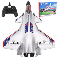 Avion de Chasse RC J20 avec 2 Batteries, en Mousse EPP, Télécommandé, Prêt à l'Emploi, Idéal Cadeau