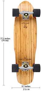 Planche à roulettes en bambou Maple Cruiser 27 pouces, planche à roulettes professionnelle complète, longboard - Product Image 3