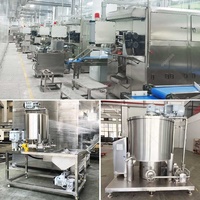 Mini ligne de production automatique de rouleaux d'oeufs de gaufrette de chocolat croustillant creux bâton de biscuit faisant la Machine