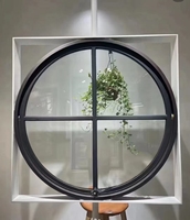 AS2047 TOMA ventana ventanas de vidrio para casas personalizadas arco redondo ECT diferentes formas de la ventana