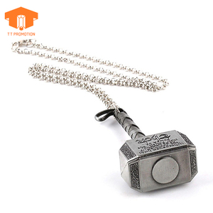 Portachiavi Vintage in Lega di Zinco a Forma di Martello Vichingo, Anello Portachiavi Retrò Ispirato alla Mitologia Norrena, Regalo Promozionale all'Ingrosso per Uomini, Ciondolo per Borsa - Product Image 6