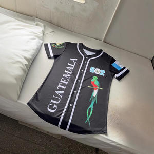 Camisetas de Béisbol con Estampado Digital 3D Personalizadas, Colección Verano 2025, Tops de Manga Corta para Venta al por Mayor - Product Image 2