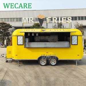 WECARE Camion de crème glacée au café <span class=keywords><strong>Voiture</strong></span> de restauration rapide Poulet rôti Pizza Remorque de restauration Bar mobile entièrement équipé Remorque Restaurant - Product Image 4