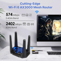 External Plug and Play 2402Mbps USB 3.0 B T5.2 High Speed Wireless AX3000 New WiFi 6 Network Card