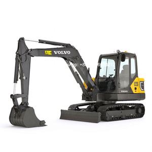 Mini-excavatrice Volvo EC55B d'occasion, 5 tonnes, type chenille, en excellent état, avec moteur, pompe et composants essentiels - Product Image 1