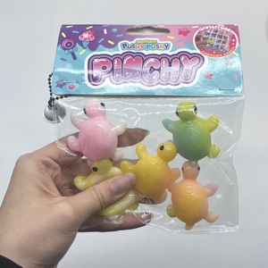 Juguetes Blanditos de Tortuga Mochi, Súper Suaves, de Ascenso Lento, Antiestrés, Juego de Alivio Sensorial Portátil para Niños, Regalos - Product Image 3