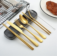 Ensembles de vaisselle Pure Couverts en acier inoxydable Couverts Set d'ustensiles de cuisine Set de couverts de table
